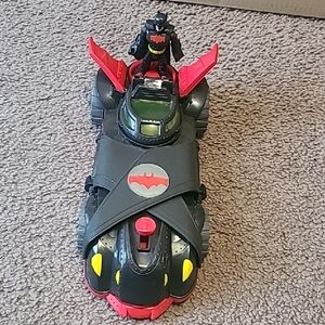 Fisher-Price Black and Red Action Figure Playset